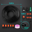 Drip Irrigation Kit for Garden, Automatic Watering System by LJGDeals
