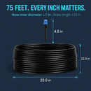 75FT Mist Drip Irrigation System with Adjustable Misting Nozzle Quick Connect Automatic Garden Watering System for Garden Lawn Patio Flower Bed by LJGDeals