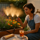 75FT Mist Drip Irrigation System with Adjustable Misting Nozzle Quick Connect Automatic Garden Watering System for Garden Lawn Patio Flower Bed by LJGDeals