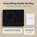Induction Cooktop Dual Burner Portable Stove by LJGDeals