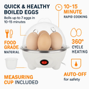 Electric Egg Cooker for Quick Boiling & Steaming