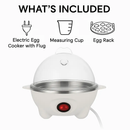 Electric Egg Cooker for Quick Boiling & Steaming