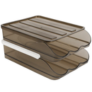 Egg Storage Box with Lid: Double Layer, Auto-Roll by LJGDeals