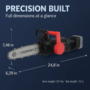 12-Inch Cordless Chainsaw with Battery and Charger by LJGDeals