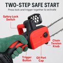 12-Inch Cordless Chainsaw with Battery and Charger by LJGDeals