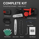 12-Inch Cordless Chainsaw with Battery and Charger by LJGDeals