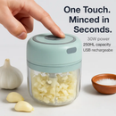 Mini Electric Garlic Chopper Cordless Rechargeable by LJGDeals