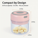 Mini Electric Garlic Chopper Cordless Rechargeable by LJGDeals