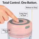 Mini Electric Garlic Chopper Cordless Rechargeable by LJGDeals