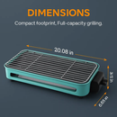 2-in-1 Electric Indoor Grill with Removable Plate by LJGDeals