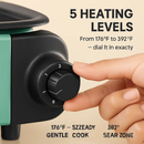 2-in-1 Electric Indoor Grill with Removable Plate by LJGDeals