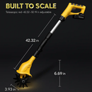 Cordless Garden Tiller Cultivator for Lawn and Garden by LJGDeals