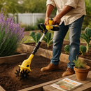 Cordless Garden Tiller Cultivator for Lawn and Garden by LJGDeals
