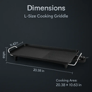 Electric Barbecue Grill Griddle - Non-Stick Tabletop BBQ by LJGDeals