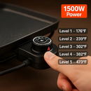 Electric Barbecue Grill Griddle - Non-Stick Tabletop BBQ by LJGDeals