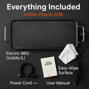 Electric Barbecue Grill Griddle - Non-Stick Tabletop BBQ by LJGDeals