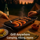 Electric Barbecue Grill Griddle - Non-Stick Tabletop BBQ by LJGDeals