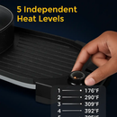 2-in-1 Electric Hot Pot with Grill Cooker for Home Use by LJGDeals