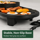 2-in-1 Electric Hot Pot with Grill Cooker for Home Use by LJGDeals