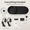 2-in-1 Electric Hot Pot with Grill Cooker for Home Use by LJGDeals