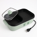 2-in-1 Electric Hot Pot & Pan with Grill by LJGDeals