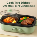 2-in-1 Electric Hot Pot & Pan with Grill by LJGDeals