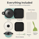 3-in-1 Electric Hot Pot with Grill for Family Meals by LJGDeals