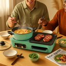 3-in-1 Electric Hot Pot with Grill for Family Meals by LJGDeals