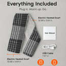 Heated Scarf with USB Heating - Multiple Temperature Modes by LJGDeals