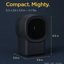 Compact Space Heater for Small Rooms and Home Office by LJGDeals