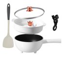 Electric Hot Pot with Steamer – Portable Non-Stick Fry Pan by LJGDeals