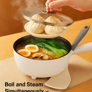 Electric Hot Pot with Steamer – Portable Non-Stick Fry Pan by LJGDeals