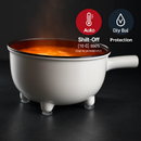 Electric Hot Pot with Steamer – Portable Non-Stick Fry Pan by LJGDeals