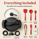 6L Electric Hot Pot with Divider 1100W Dual-Flavor Pot Shabu Shabu Pot Non-Stick with 5-Temp Control for Shabu Shabu Fondue Perfect for Family Gatheri by LJGDeals