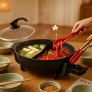 6L Electric Hot Pot with Divider 1100W Dual-Flavor Pot Shabu Shabu Pot Non-Stick with 5-Temp Control for Shabu Shabu Fondue Perfect for Family Gatheri by LJGDeals