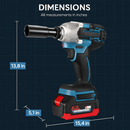 Cordless 3-in-1 Impact Wrench with 1/2 Drive by LJGDeals