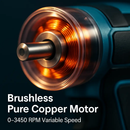 Cordless 3-in-1 Impact Wrench with 1/2 Drive by LJGDeals