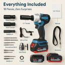 Cordless 3-in-1 Impact Wrench with 1/2 Drive by LJGDeals