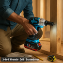 Cordless 3-in-1 Impact Wrench with 1/2 Drive by LJGDeals