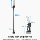 2-In-1 Cordless Pole Saw & Mini Chainsaw by LJGDeals