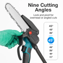 2-In-1 Cordless Pole Saw & Mini Chainsaw by LJGDeals