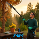 2-In-1 Cordless Pole Saw & Mini Chainsaw by LJGDeals