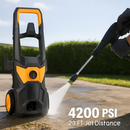 Electric Pressure Washer with Spray Gun and Accessories by LJGDeals