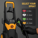 Electric Pressure Washer with Spray Gun and Accessories by LJGDeals