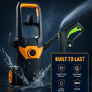 Electric Pressure Washer with Spray Gun and Accessories by LJGDeals