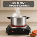Infrared Single Burner Portable Hot Plate Stove by LJGDeals