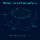 Infrared Single Burner Portable Hot Plate Stove by LJGDeals