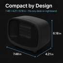 Portable Mini Electric Space Heater - 2 Heat Modes by LJGDeals