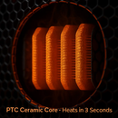 Portable Mini Electric Space Heater - 2 Heat Modes by LJGDeals