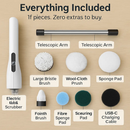 Electric Spin Scrubber Cordless Telescopic Cleaning Brush by LJGDeals